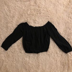 Brandy Melville Off-Shoulder Crop Top